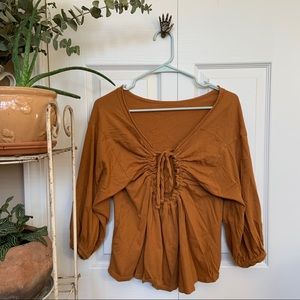 Free People | Tie Back Blouse